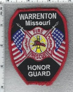 Warrenton Fire Rescue Honor Guard (Missouri) Shoulder Patch - Picture 1 of 1