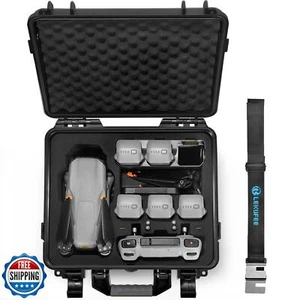 Lekufee Waterproof Hard Case Compatible with DJI Air 3S/3 Drone/Fly More Comb - Picture 1 of 5