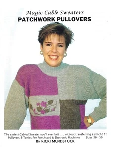MAGIC PATCHWORK PULLOVERS Ricki Mundstock/Cables without Transferring PC & Elec - Picture 1 of 3