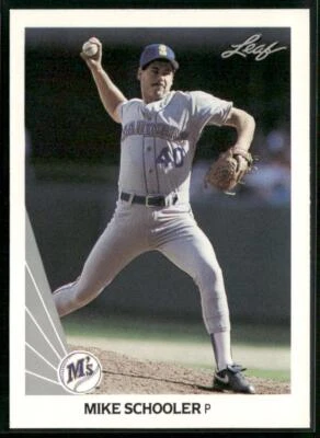 1990 Leaf #258 Mike Schooler - Image 1 of 2