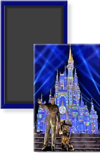 Walt Disney World 50th Anniversary Cinderella Castle Mickey Mouse Photo Magnet - Bild 1 von 3
