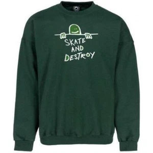 Genuino Thrasher Gonz Skate and Destroy cuello redondo - verde - Imagen 1 de 5