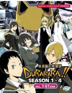 Anime DVD Durarara!! Complete TV Series Season 1-4 Vol.1-61 End English Dubbed - Picture 1 of 4