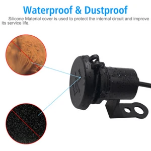 Motorcycle Mobile Phone Charger Waterproof Power Outlet USB Extension - Photo 1 sur 11