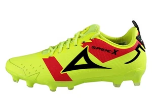 Men's Soccer Cleats Supreme X FG Pirma Color Green/Red - Picture 1 of 8