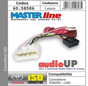 Conector de Radio Original a Iso Tierra Cruiser Prado J12 De 2004 IN Entonces - Imagen 1 de 2