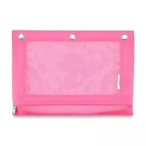 Pen + Gear Solid Polyester Binder Pouch, Pink, 10.25" X 7.25" NEW - Picture 1 of 5