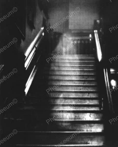 Ghost Appearing On Steps 8x10 Reprint Of Old Photo - Picture 1 of 1