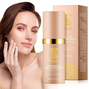Colour Changing Foundation, Foundation 4 in 1 Medium Full Coverage Concealer - Picture 1 of 24