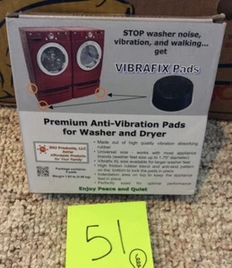 Almohadillas antivibración VIBRAFIX Premium para lavadora y secadora. Tamaño universal. Juego/4 - Imagen 1 de 2