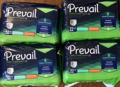 4 x Prevail Pull Up/Underwear - Youth 22 Count