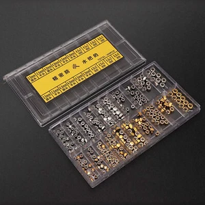 Mixed Gold Silver Watch Crown Replacement Sturdy Kit For Watch Repairing Working - Picture 1 of 13