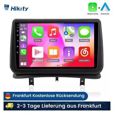 64G Android 15 Carplay Autoradio Für Renault Clio 3 2005 2006-2014 GPS NAVI WIFI - Bild 1 von 4