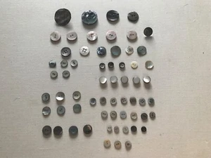 50 Vintage Mother Of Pearl Buttons. Sets VGC - Picture 1 of 10