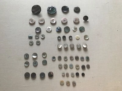 50 Vintage Mother Of Pearl Buttons. Sets VGC - Image 1 of 4