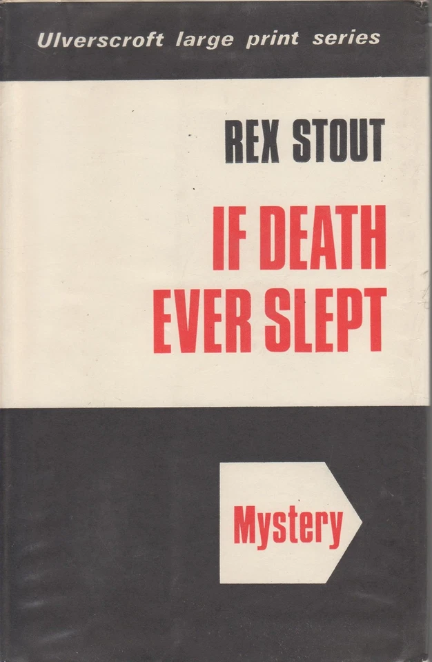 If death ever slept ([Ulverscroft large print series. mystery]) - Image 1 of 1