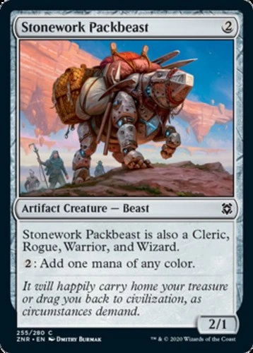 x1 Stonework Packbeast - Zendikar Rising - NM - MTG - Image 1 of 1