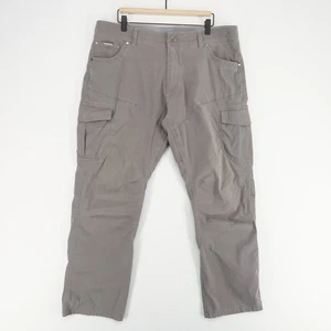 Kuhl Cargo Pants Mens 38X30 Gray Stretch Cotton Blend Outdoors Hiking Trekking - Picture 1 of 11