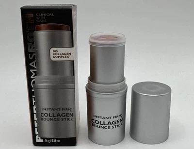 Palo de rebote de colágeno Peter Thomas Roth FIRMA INSTANTÁNEA ~ BRILLO DE BRONCE ~ 0,56 oz nuevo en caja Foto 1 de 4