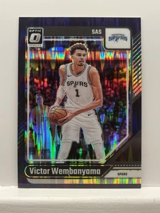 2024-25 Donruss Optic - Victor Wembanyama; Purple Shock Prizm #45 - Bild 1 von 2