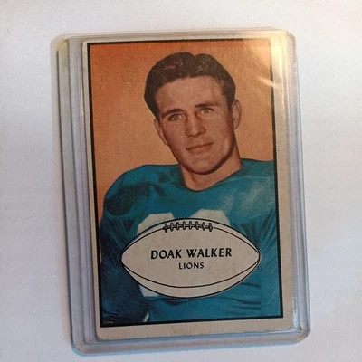 1953 DOAK WALKER BOWMAN FOOTBALL CARD #6 - Image 1 of 4