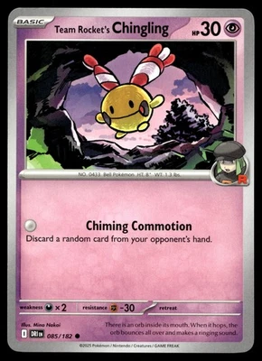Team Rocket's Chingling 085/182 SV10: Destined Rivals - Image 1 of 2