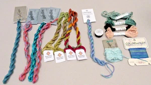 Lot of 16 Misc SILK Thread-Gloriana,Waterlilies,Soie d'Alger,Soie Cristale+++ - Picture 1 of 3