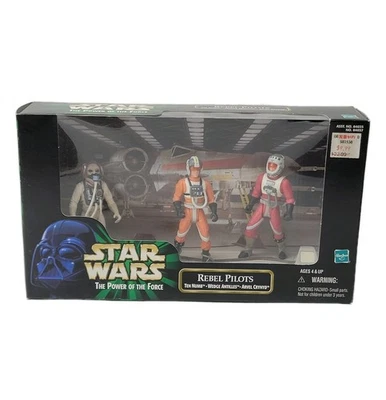 Star Wars Rebel Pilots Action Figure 3-pack Power Of The Force 1999 Hasbro - Image 1 of 3