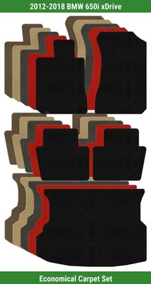 Lloyd Custom Velourtex Carpet Mat Set for BMW 650i xDrive (5 pieces) #UV - Image 1 of 4