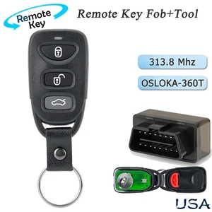 Remote Key Fob+ Tool Kit For 2011 2012 2013 2014 2015 2016 Hyundai Elantra Sedan - Picture 1 of 9