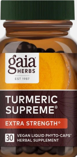 Gaia Herbs Cúrcuma Suprema Extra Fuerza - Apoya la Hinchazón Ocasional desde... Foto 1 de 1