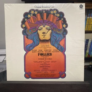 FOLLIES Orig Broadway Cast (1971, Vinyl LP) Stephen Sondheim “Live, Laugh, Love” - Picture 1 of 7
