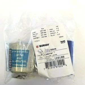 Neu Burndy WCB41PB Wejtap Connector Blau mit Booster 25 pro Box. - Bild 1 von 9