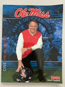 2008 NCAA COLLEGE FOOTBALL PROGRAM BOOK YEARBOOK UNIVERSITY OF OLE MISS REBELS ! - Bild 1 von 1