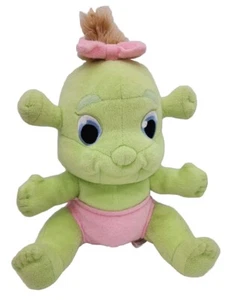 Shrek Third Dreamworks 2007 Baby Ogre Felecia Pink Bow & Diaper Plush Toy - Picture 1 of 8