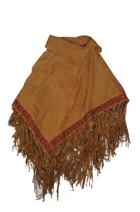 Tasha Polizzi Kollektion Southwestern Great Plains Ziege Wildleder Poncho - Bild 1 von 12