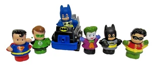 Batimóvil Fisher Price Little People con sonidos y 6 figuras de superhéroes - Imagen 1 de 3