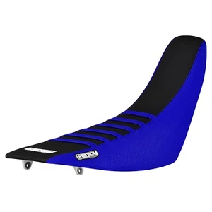 2000-2007 Honda XR 650R Gripper Seat Cover BLUE/BLACK/BLUE ribs #414 - Picture 1 of 5