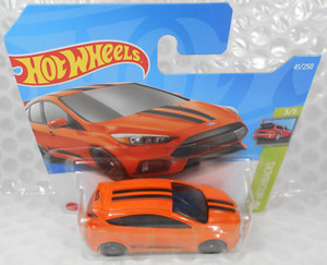 Hot Wheels Ford Focus RS (orange) sealed on short card #41/2022
