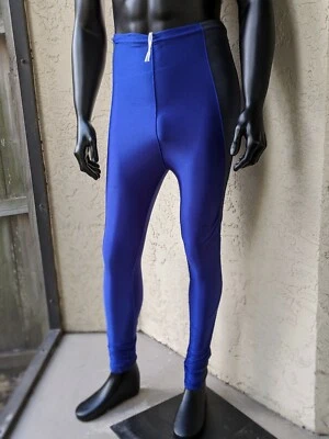 Vintage 1980's Frank Shorter Nylon Highrise Tights Pants Men's Sz Large Tall - Image 1 of 4