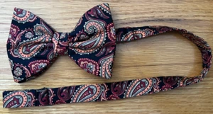 Beau Ties Ltd Paisley-Design 100 % Seide Fliege handgenäht in Vermont - Bild 1 von 6