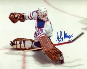 ANDY MOOG AUTOGRAPHED EDMONTON OILERS 8X10 PHOTO - Picture 1 of 1