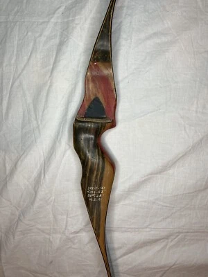 Vintage Ben Pearson Mach One 1 52” Recurve Bow 50# 28” Amo - Image 1 of 4