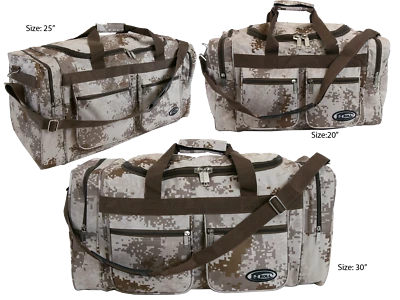 "E-Z Roll" Digital Camouflage Duffel Bag/Outdoor Gear Bag/ Travel Bag/Sports Bag