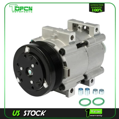 A/C Compressor For 1992-2001 2002 Ford Escort Mercury Tracer 1.9L 2.0L 58130 - Image 1 of 4