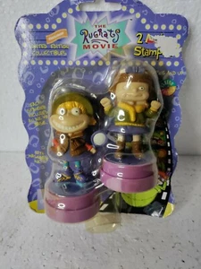 VINTAGE 1998 THE RUGRATS RUBBER STAMPS FIGURES THE RUGRATS MOVIE RARE NEW - Picture 1 of 4