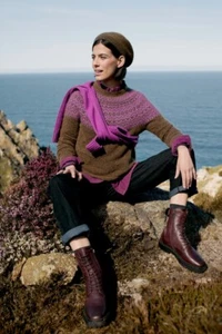 Seasalt Women's - brown Spruce Frost Mohair-Blend Fair Isle Jumper - Regular - H - Picture 1 of 6