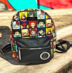 My Hero Academia Chibi Grid Mini Backpack From Hot Topic Does not have tags - Picture 1 of 9