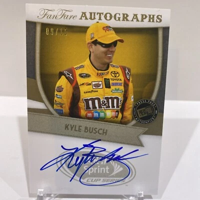 2012 Press Pass  KYLE BUSCH FANFARE AUTOGRAPHS #09/15! - Image 1 of 4