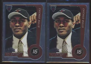Lote de 2 quilates Topps Chrome Rookie Ron Artest Bulls 1999-00 - Imagen 1 de 1